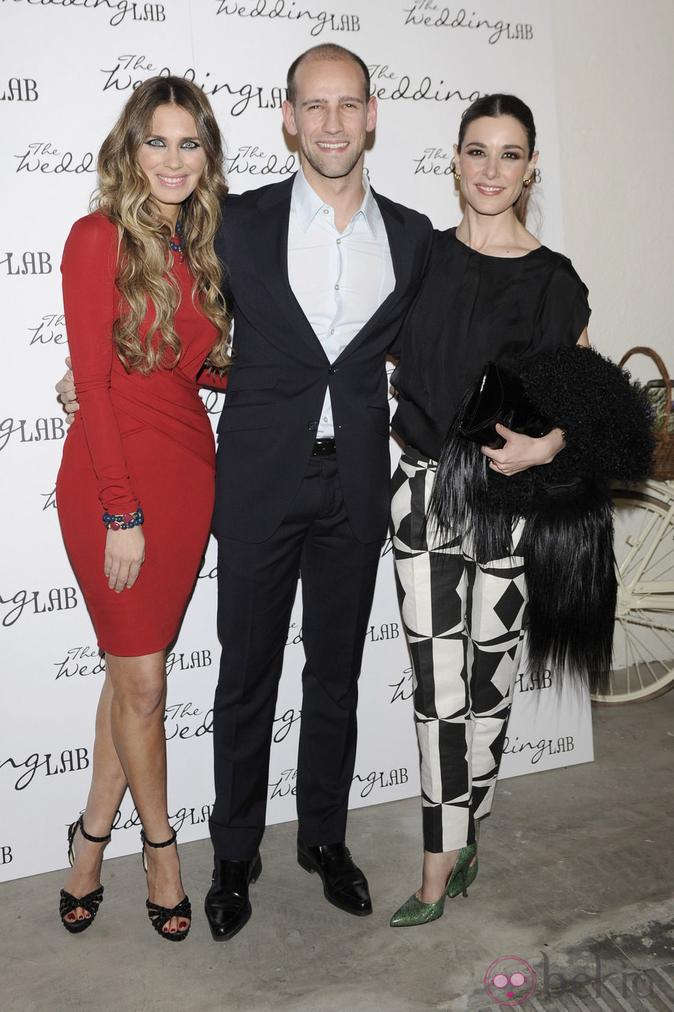 Gonzalo Miró, Raquel Sánchez Silva y Vanesa Romero en la inauguración de en The Wedding Lab