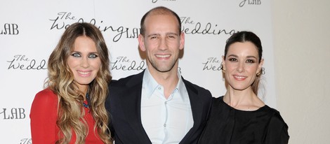 Gonzalo Miró, Raquel Sánchez Silva y Vanesa Romero en la inauguración de en The Wedding Lab