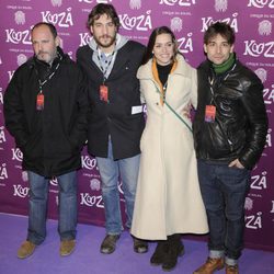 Alberto Ammann en el estreno de "Kooza"