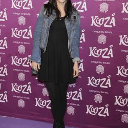 Macarena García en el estreno de "Kooza"