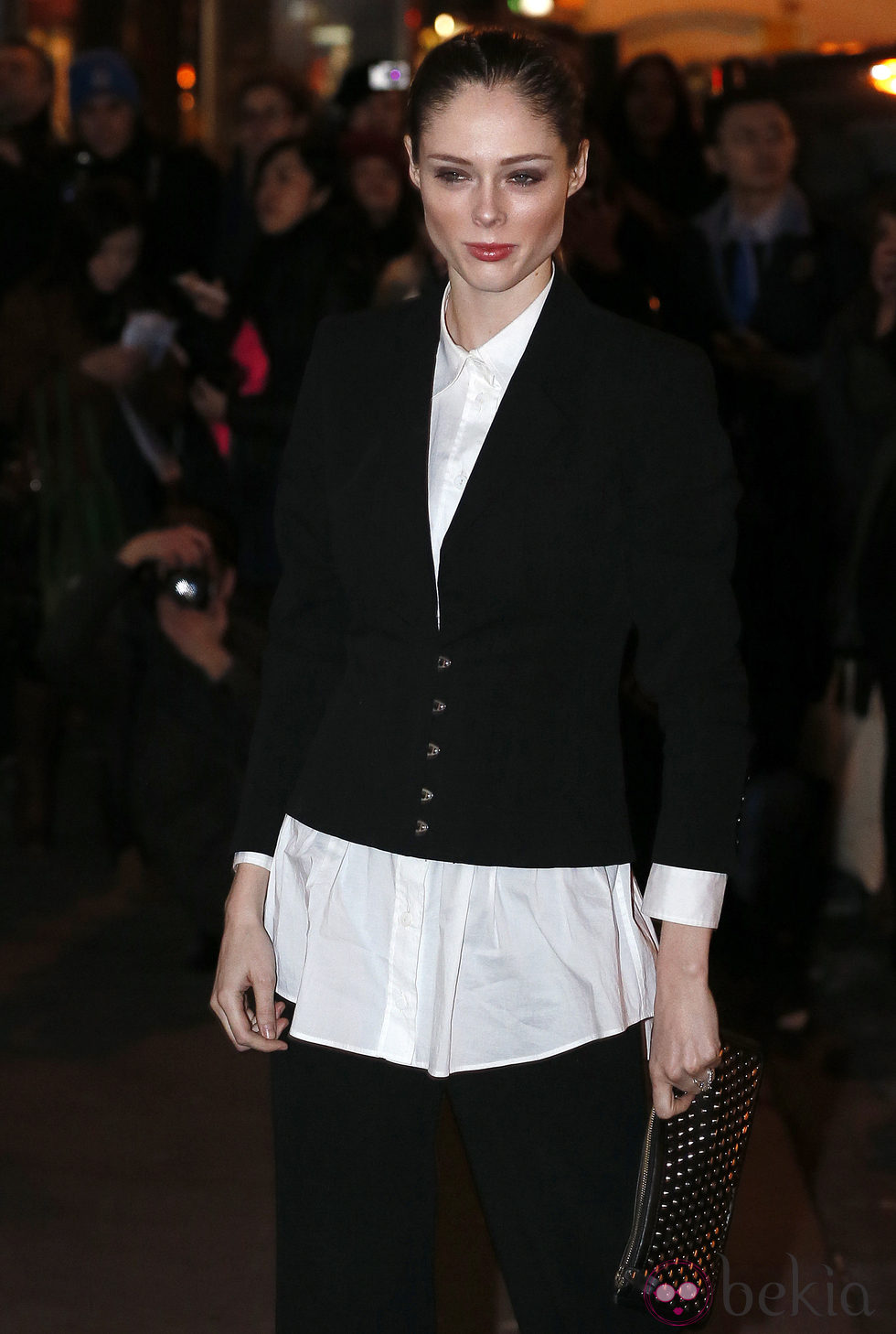 Coco Rocha en el desfile de Jean Paul Gaultier otoño/invierno 2013/2014 en la Semana de la Moda de París