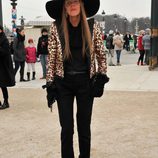 Anna Dello Russo en el desfile de Viktor & Rolf otoño/invierno 2013/2014 en la Semana de la Moda de París