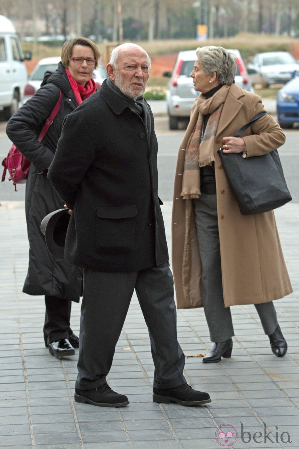 Álvaro de Luna en el funeral de Pepe Sancho