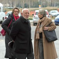 Álvaro de Luna en el funeral de Pepe Sancho