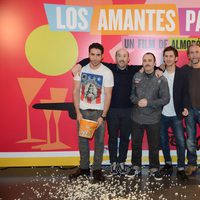 Miguel Ángel Silvestre, Javier Cámara, Carlos Areces, Raúl Arévalo, Willy Toledo y Hugo Silva presentan 'Los amantes pasajeros' 