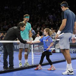 Rafa Nadal, Ben Stiller y Del Potro en el Madison Square Garden