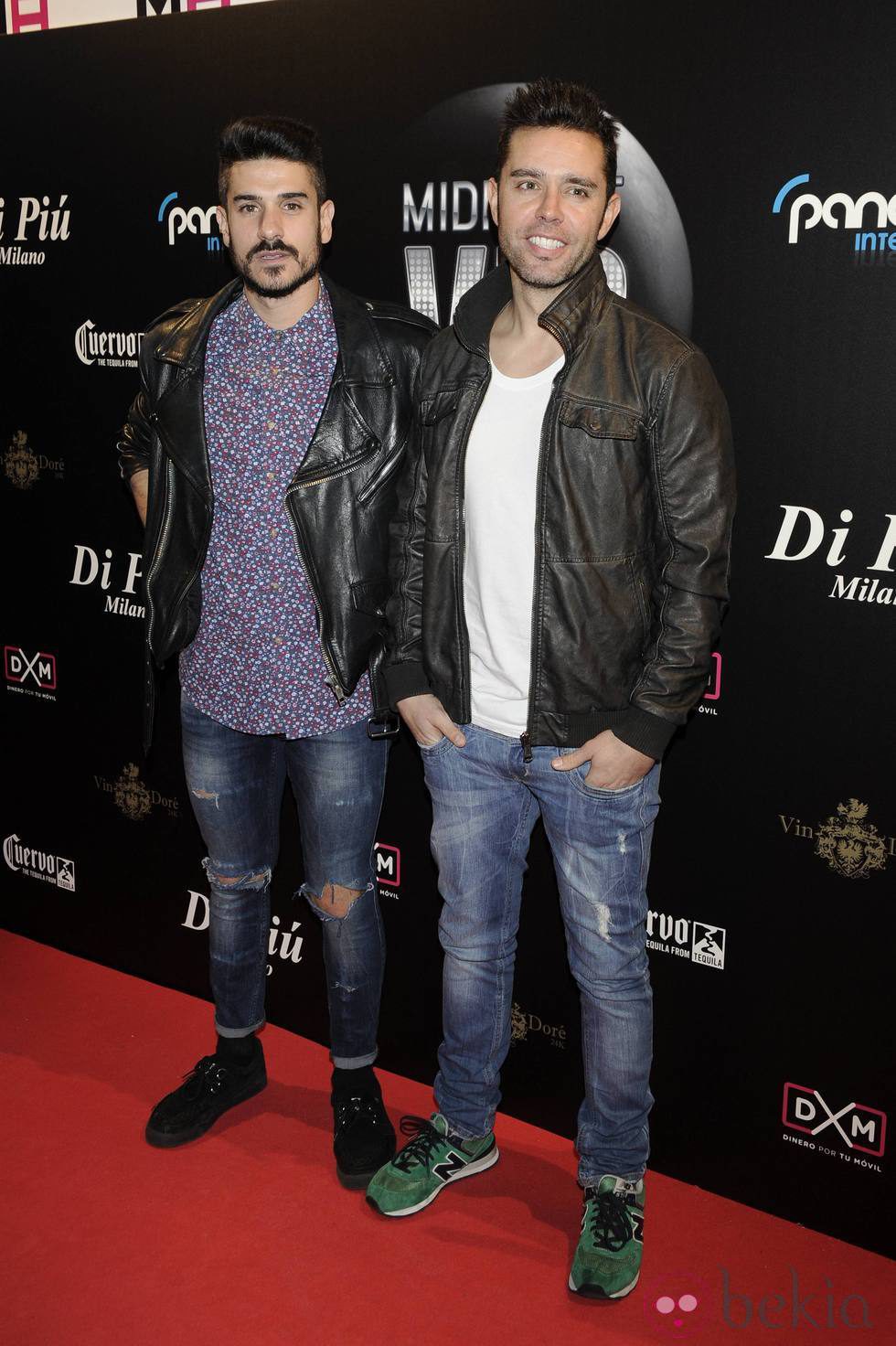 Álvaro Benito y Héctor Polo, de Pignoise, en la fiesta Midnight VIP