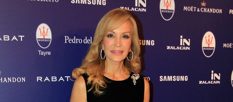 Carmen Lomana en la presentación de un nuevo modelo de Maserati