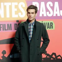 Jon Kortajarena en el estreno de 'Los amantes pasajeros'