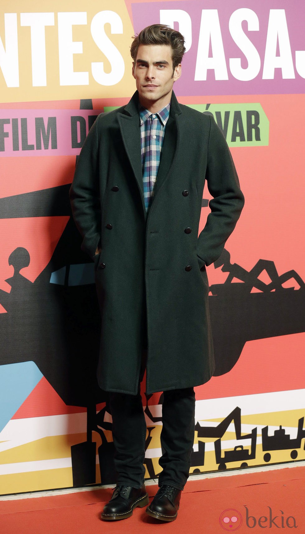 Jon Kortajarena en el estreno de 'Los amantes pasajeros'