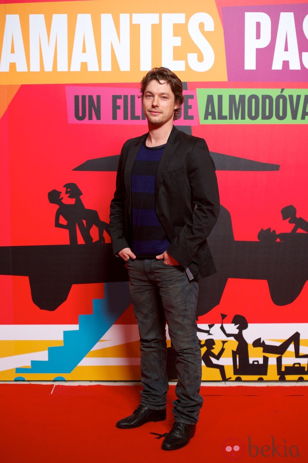 Jan Cornet en el estreno de 'Los amantes pasajeros'