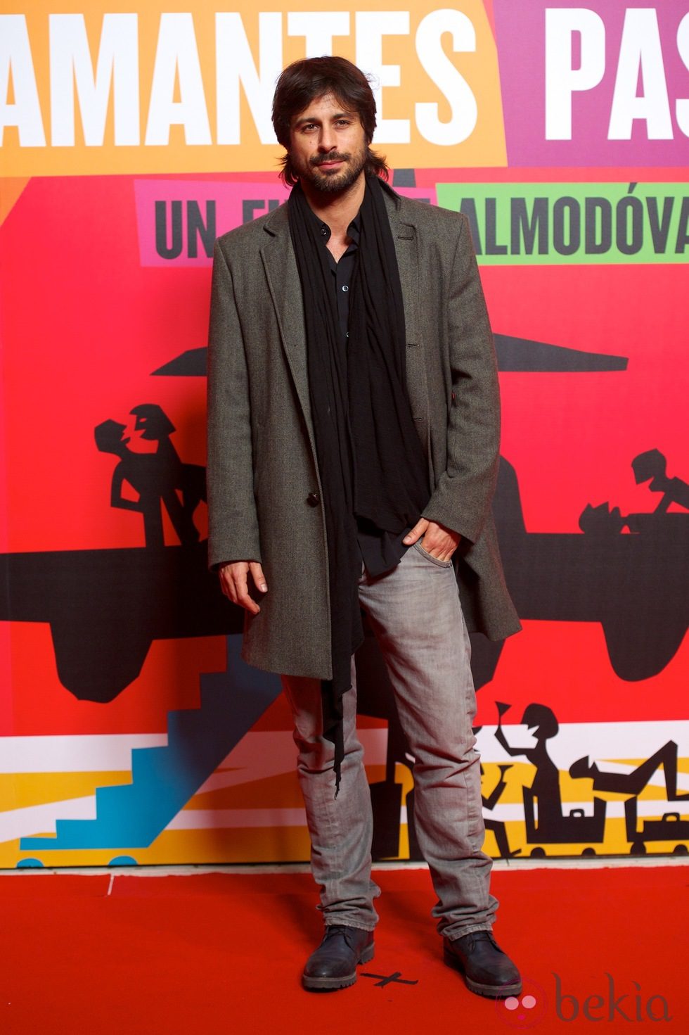 Hugo Silva en el estreno de 'Los amantes pasajeros'