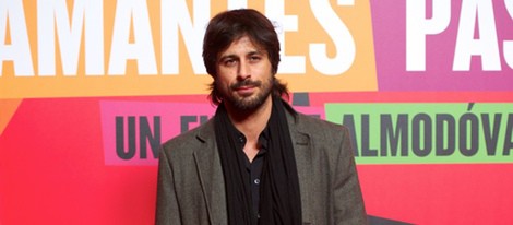 Hugo Silva en el estreno de 'Los amantes pasajeros'