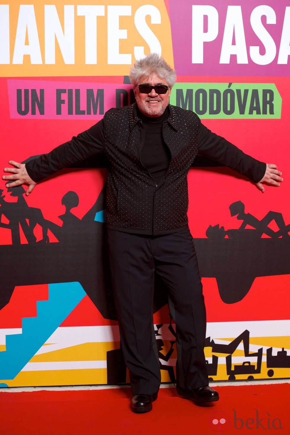 Pedro Almodóvar en el estreno de 'Los amantes pasajeros'