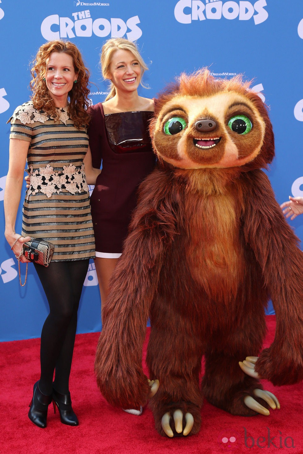 Robyn y Blake Lively en el estreno de 'Los Croods' en Nueva York