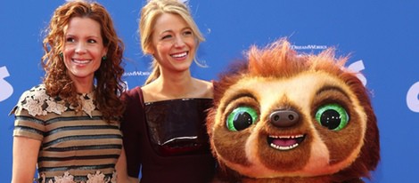 Robyn y Blake Lively en el estreno de 'Los Croods' en Nueva York