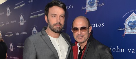 John Varvatos con Ben Affleck en su fiesta solidaria celebrada en Los Ángeles