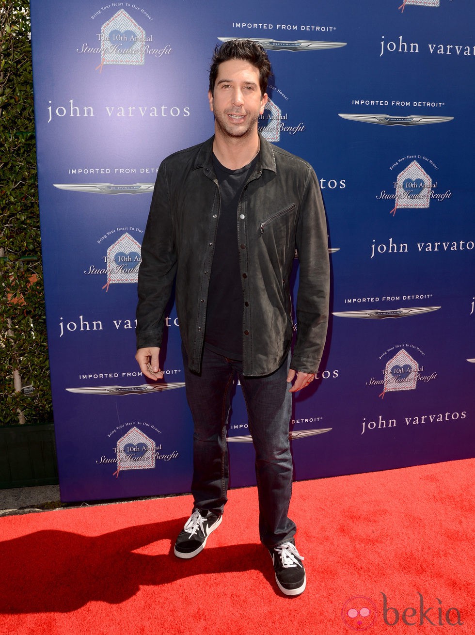 David Schwimmer en la fiesta solidaria de John Varvatos en Los Ángeles