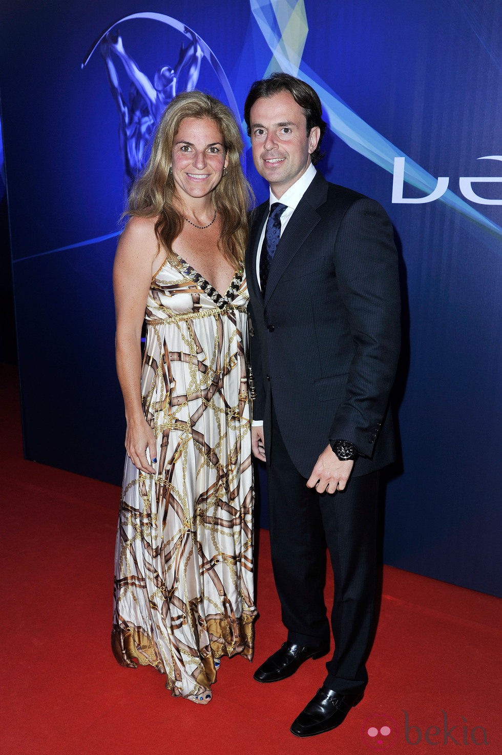 Arantxa Sánchez Vicario y su marido José Santacana en los Premios Laureus 2013