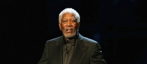 Morgan Freeman presentando los Premios Laureus 2013