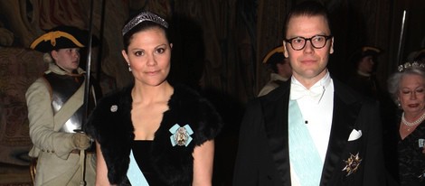 Victoria y Daniel de Suecia en la cena al gala al presidente de Turquía