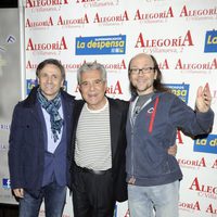 José Mota, Andrés Pajares y Santiago Segura en un acto solidario en favor de la infancia