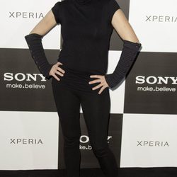 Eva Hache en la presentación del nuevo teléfono móvil de Sony