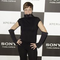 Eva Hache en la presentación del nuevo teléfono móvil de Sony