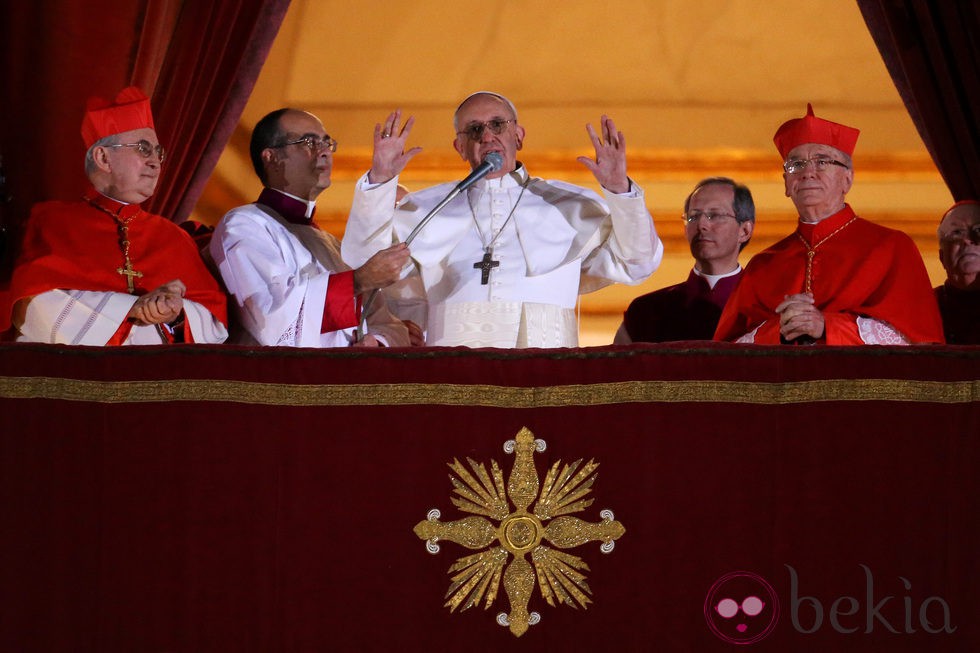 Primera bendición del Papa Francisco I