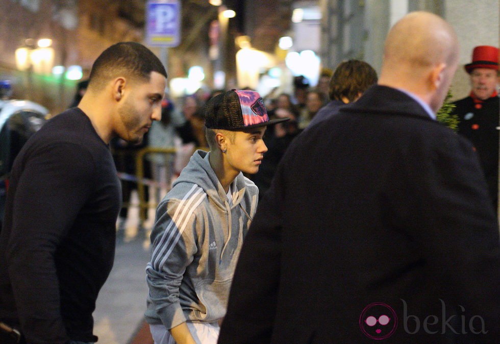 Justin Bieber aterriza en Madrid