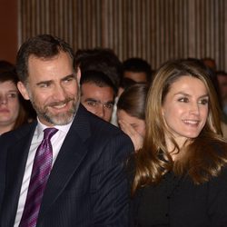 Los Príncipes Felipe y Letizia en el concierto de la Fundación Príncipe de Girona