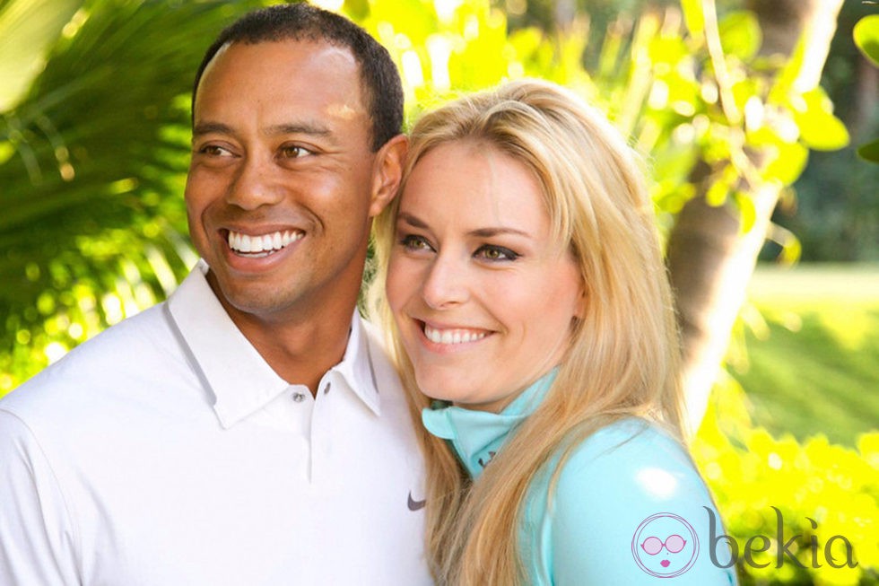 Tiger Woods y su pareja Lindsey Vonn