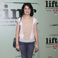 Ledicia Sola en el estreno de la obra de teatro 'Lifting'