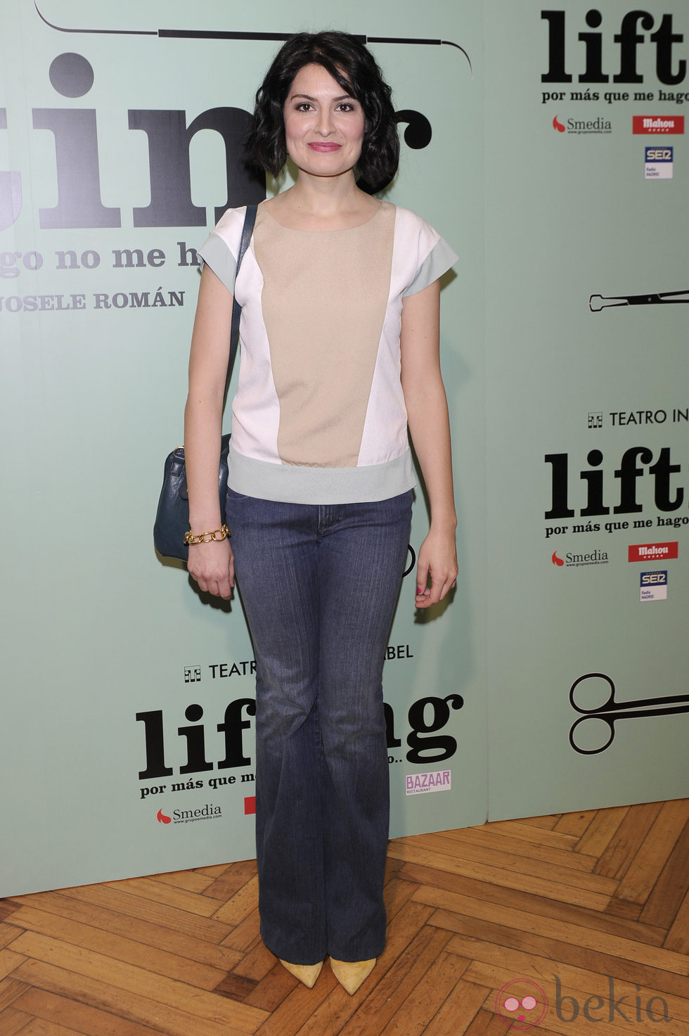 Ledicia Sola en el estreno de la obra de teatro 'Lifting'