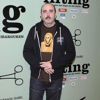 Carlos Areces en el estreno de la obra de teatro 'Lifting'