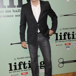 Manuel Bandera en el estreno de la obra de teatro 'Lifting'