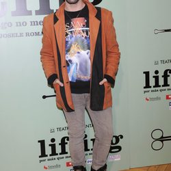 Pedriño en el estreno de la obra de teatro 'Lifting'