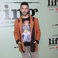 Pedriño en el estreno de la obra de teatro 'Lifting'