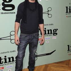 Alejandro Albarracín en el estreno de la obra de teatro 'Lifting'