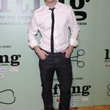 Manu Baqueiro en el estreno de la obra de teatro 'Lifting'