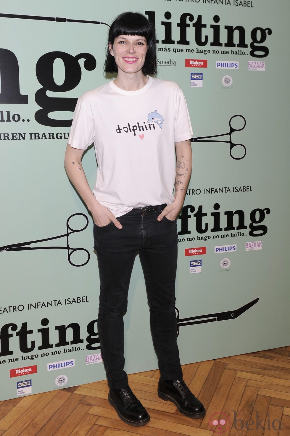 Bimba Bosé en el estreno de la obra de teatro 'Lifting'