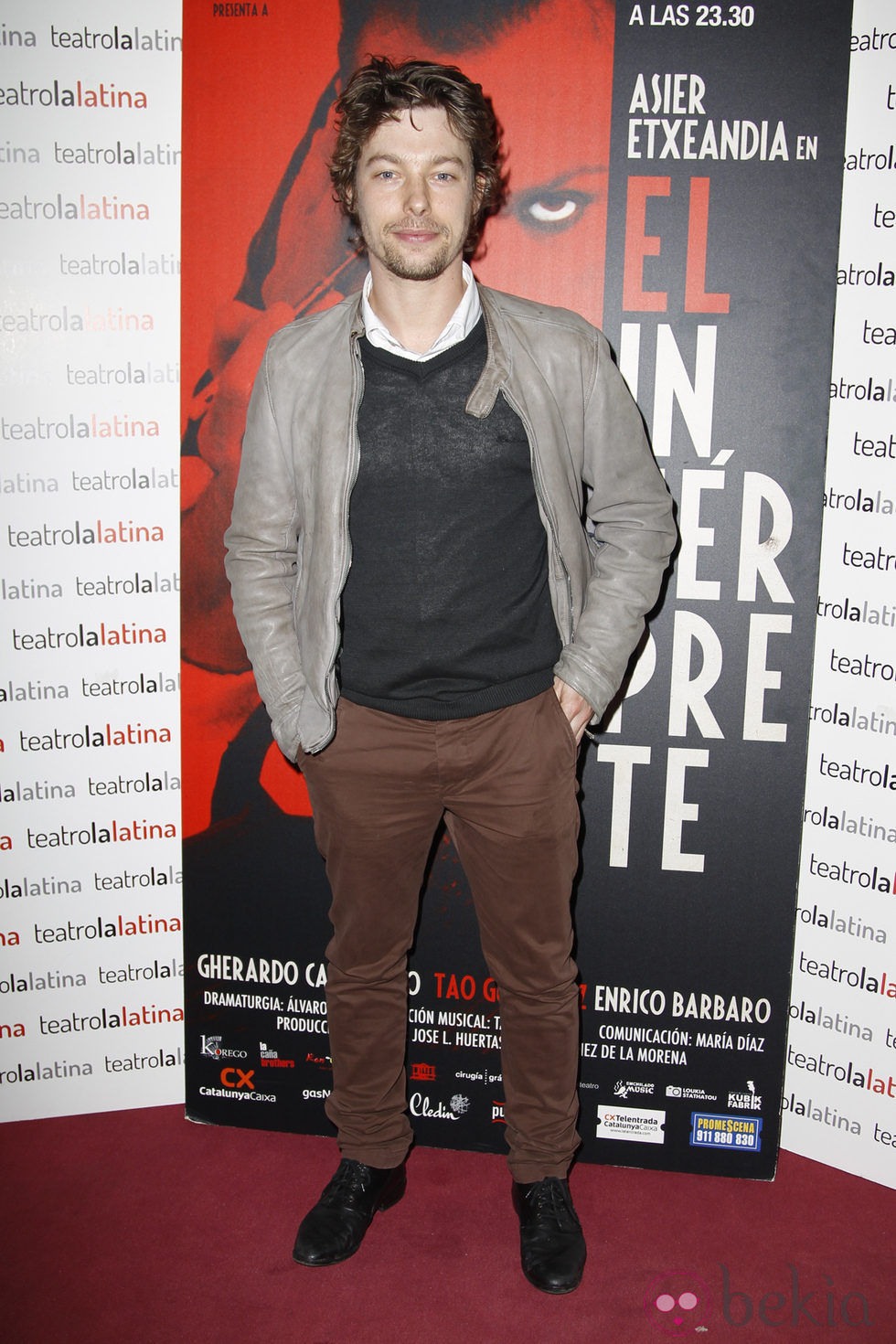 Jan Cornet en el estreno de 'El intérprete'