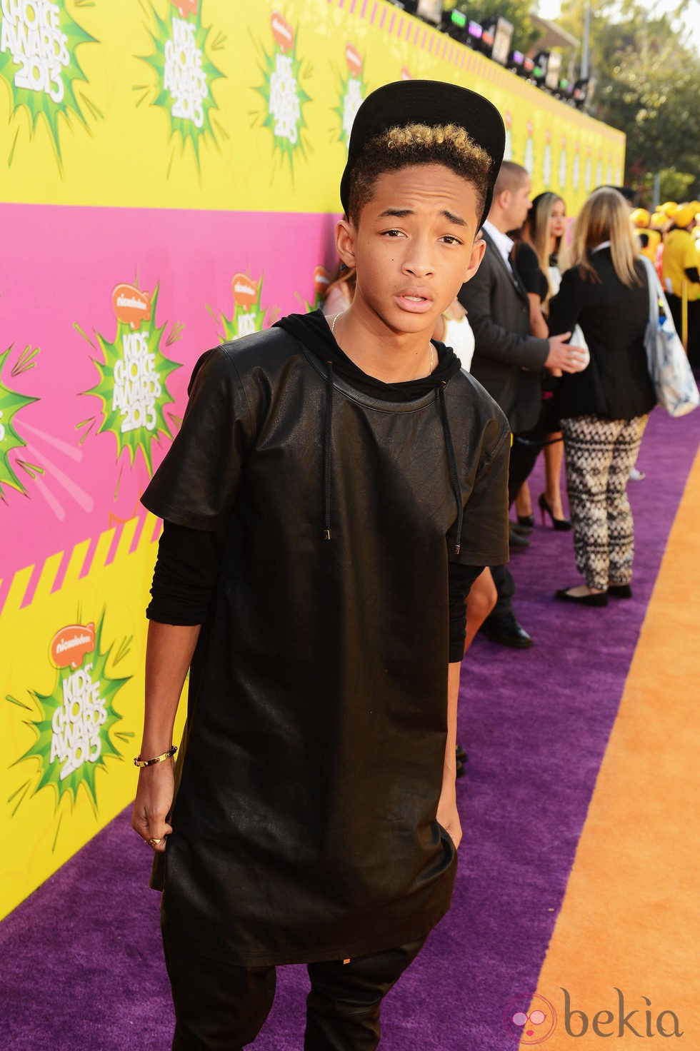 Jaden Smith en la alfombra roja de la 26 edición de los premios Nickelodeon