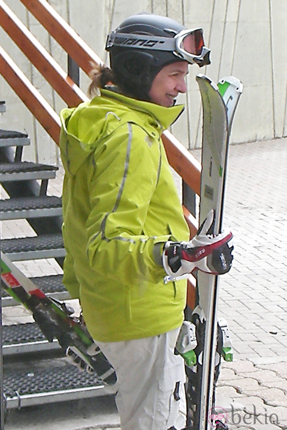 La Infanta Cristina esquiando en Baqueira Beret en Semana Santa 2013