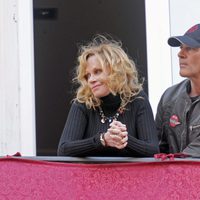 Antonio Banderas y Melanie Griffith en la Semana Santa de Málaga 2013