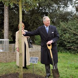 Carlos de Inglaterra planta un árbol en memoria de la Nobel de la Paz Wangari Muta Maathai