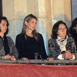 Patricia Rato disfruta de las procesiones del Miércoles Santo de la Semana Santa de Sevilla 2013