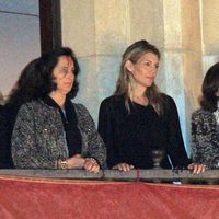 Patricia Rato disfruta de las procesiones del Miércoles Santo de la Semana Santa de Sevilla 2013