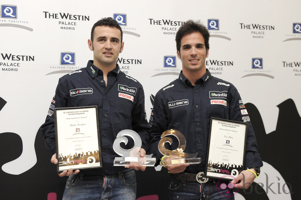 Héctor Barberá y Toni Elías, embajadores de la marca 'Q Calidad Turística'