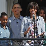 Barack y Michelle Obama celebran la Pascua 2013 con sus hijas Malia y Sasha